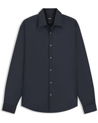 BOSS - Regular-Fit Overshirt With Padding - Lyst