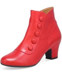 Miz Mooz - Fredrick Boots Leather Almond Toe Ankle Bootie Htat174 - Lyst