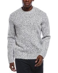 Vince - Mottled Marl Wool-Blend Crewneck Sweater - Lyst