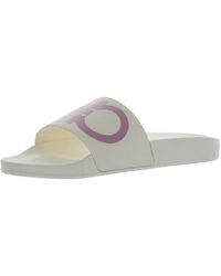 Ferragamo - Groovy Footbed Slip-on Slide Sandals - Lyst