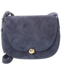 Madewell - Dakota Large Suede Saddle Bag - Lyst