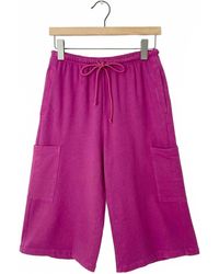 Sundry - Cargo Capri Short - Lyst