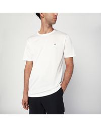 C.P. Company - Cotton T-Shirt With Logo Patch - Lyst