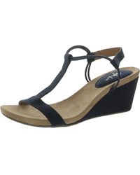 Style & Co. - Faux Suede Strappy Wedge Sandals - Lyst