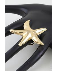 Fashnzfab - Polished Starfish Statement Ring - Lyst