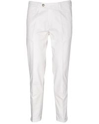 Re-hash - Cropped Trousers And Slim Fit - Lyst