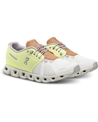 On Shoes - Cloud 5 59.98362 Running Shoes Us 9.5 Hay Ice Low Top Comfort Nr7072 - Lyst