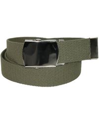 CTM - Cotton Adjustable Belt With Nickel Finish Buckle (Pack Of 3) - Lyst