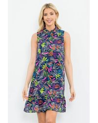 Thml - Sleeveless Abstract Print Dress - Lyst