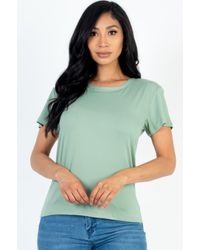 TRUEDAMES - Fashnzfab Basic Short Sleeve T-Shirt - Lyst