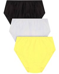 On The Plus Side - Plus Size Solid Panties 3-Pack - Lyst