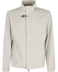 Fay - Travel Short Zipped Nylon Polyamide Jacket - Lyst