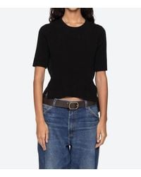 Sea - Shanna Lace Short Sleeve Pull Over Top - Lyst