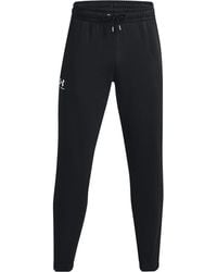 Under Armour - Essential Fleece Joggers Tapered Leg Drawstring Dsgl936 - Lyst