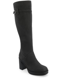 Journee Collection - Collection Tru Comfort Foam Letice Wide Width Extra Wide Calf Boots - Lyst