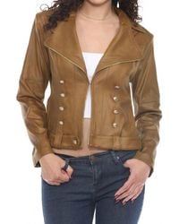 Insight - Vegan Leather Military Jacket - Lyst