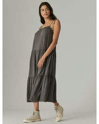Lucky Brand Tiered Cami Maxi Dress - Multicolor