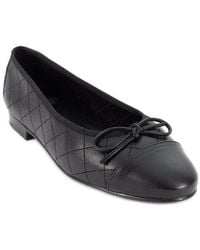 Menina Step - Monique Leather Flat - Lyst