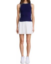 Flat White - Wimbledon Sweater Mini Dress - Lyst