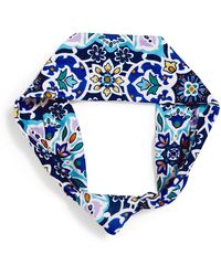 Vera Bradley - Cotton Knotted Headband With Buttons - Lyst