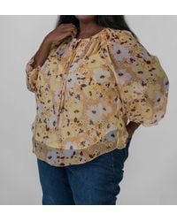 Joie - Brigitta Long Sleeve Silk Top - Lyst