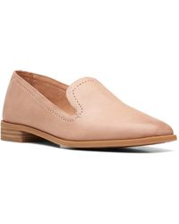 Clarks - Pure Hall Leather Slip-on Loafers - Lyst