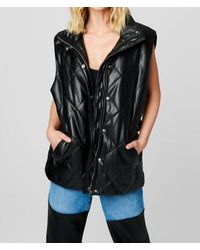 Blank NYC - Faux Leather Vest - Lyst