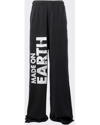 Vetements - Made On Earth Double Jersey Sweatpants - Lyst