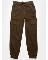 Tractr - Girl's Cargo Twill Jogger Pants - Lyst