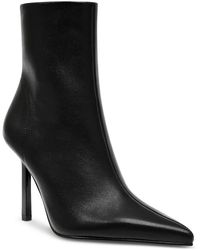Steve Madden - Elysia Leather Pointed Toe Ankle Boots - Lyst