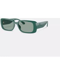 COACH - Narrow Rectangle Sunglasses - Lyst