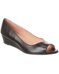French Sole - Elvira Leather Wedge Sandal - Lyst