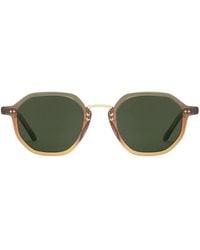 Krewe - Dakota Wasabi Geometric Sunglasses - Lyst