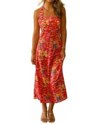 TCEC - Halter Top Midi Dress - Lyst