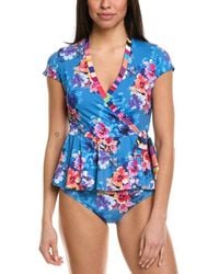 Johnny Was - Wrap Tankini Top - Lyst