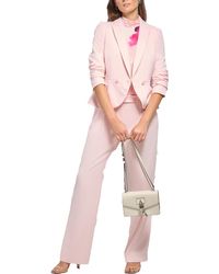 DKNY - Puff Sleeve Suit Separates Double-breasted Blazer - Lyst