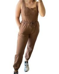 TCEC - Ivy Square Neck Sleeveless Romper - Lyst
