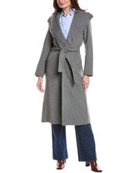 Tahari - Elliot Wool-Blend Wrap Coat - Lyst