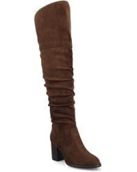 Journee Collection - Wide Width Extra Wide Calf Kaison Boot - Lyst