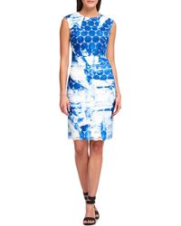 DKNY - Sleeveless Above Knee Mini Special Occasion Dress - Lyst