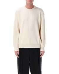 Roberto Collina - Irregular Texture Crewneck Sweater - Lyst