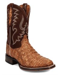 Dan Post - Leon Caiman Square Toe Boot - Lyst