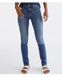 Aéropostale - Premium Seriously Stretchy Mid-rise Skinny Jean - Lyst