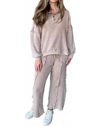 Easel - Mineral Washed Ribbed Sweatpants - Lyst
