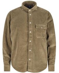 Finamore 1925 - Classic Button-Down Shirt With Traditional Collar - Lyst