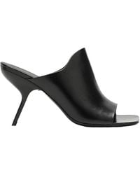 Ferragamo - Nappa Open-Toe Slide Sandals - Lyst