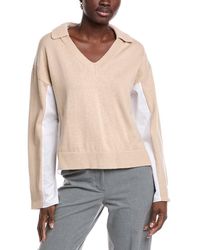 NAADAM - Naadam Mixed Media Cashmere-Blend Sweater - Lyst