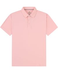 Tom Baine - Performance Stretch Solid Short Sleeve Polo - Lyst