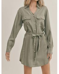 Sadie & Sage - Mia Button Down Dress - Lyst