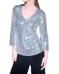 Joseph Ribkoff - Sparkle Top - Lyst